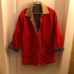 WOOLRICH Women’s Jacket with Floral Lining ~ Size M